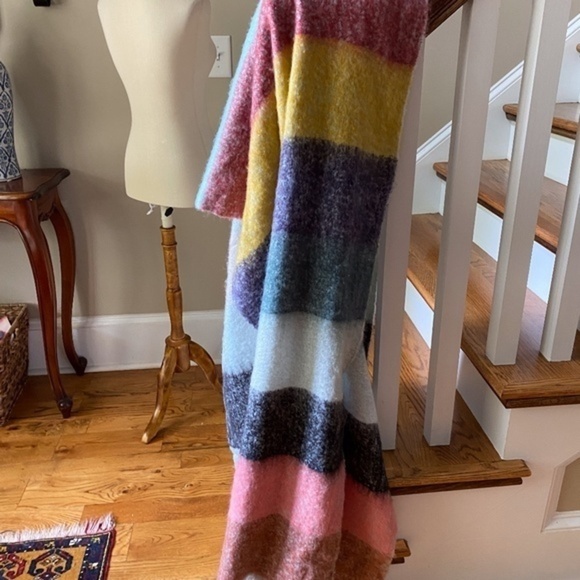 Anthropologie Oversized Blanket Scarf Wrap - Picture 9 of 11